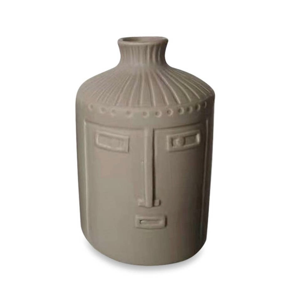 Vase sumo taupe