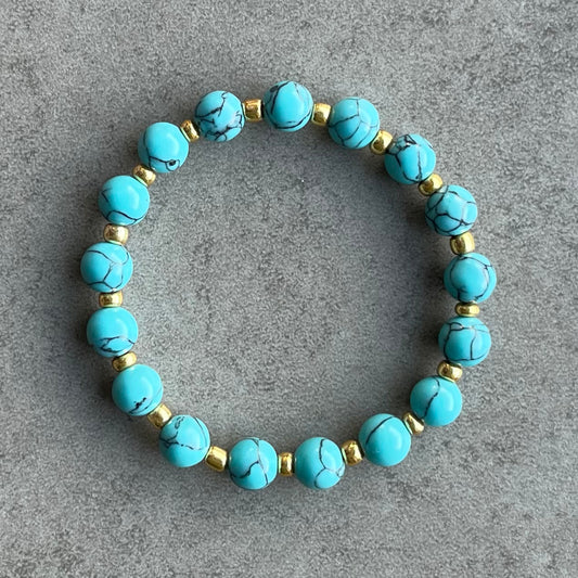 Karma bleu turquoise