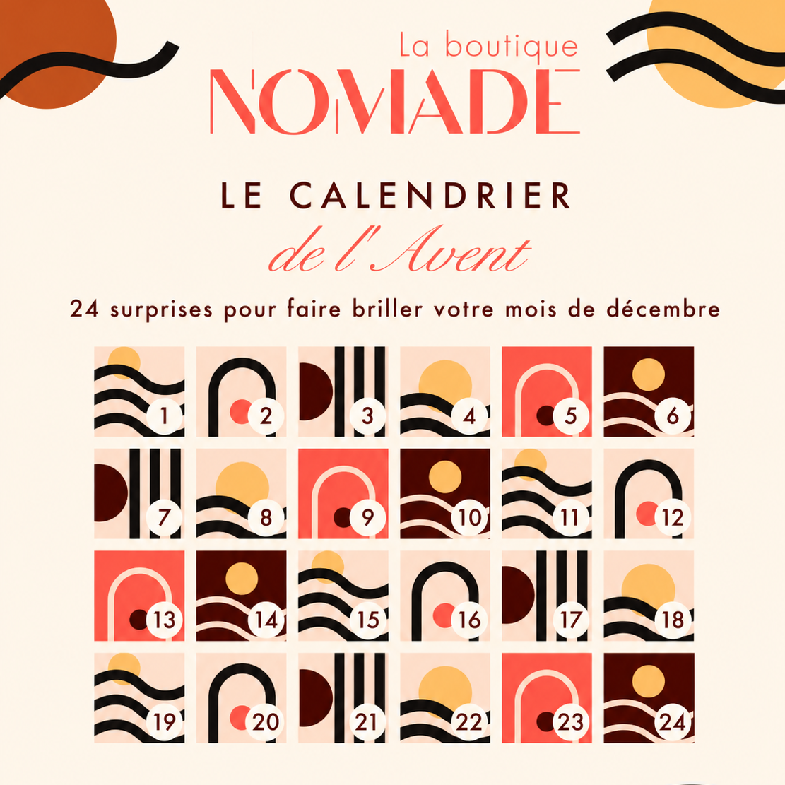 CALENDRIER DE L'AVENT