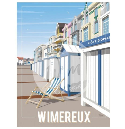 Affiche Wimereux 30x40cm