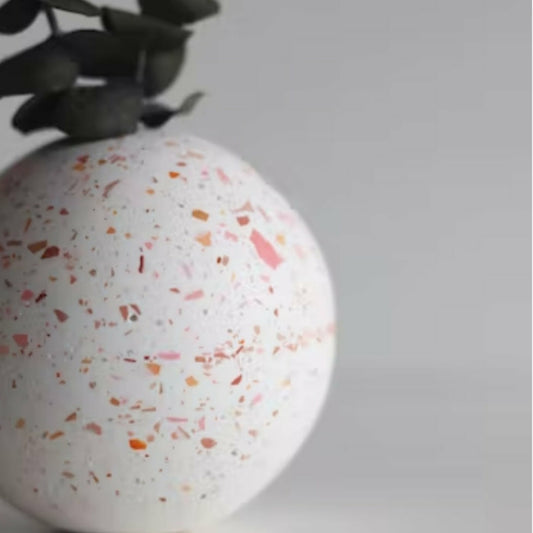 Vase boule terrazzo Summer