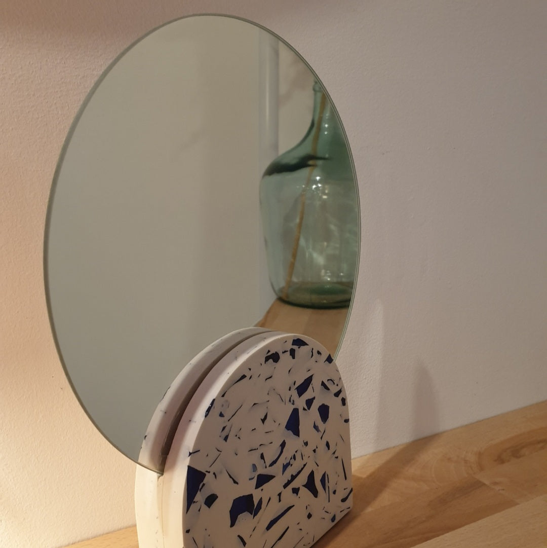 Miroir à poser bleu outremer